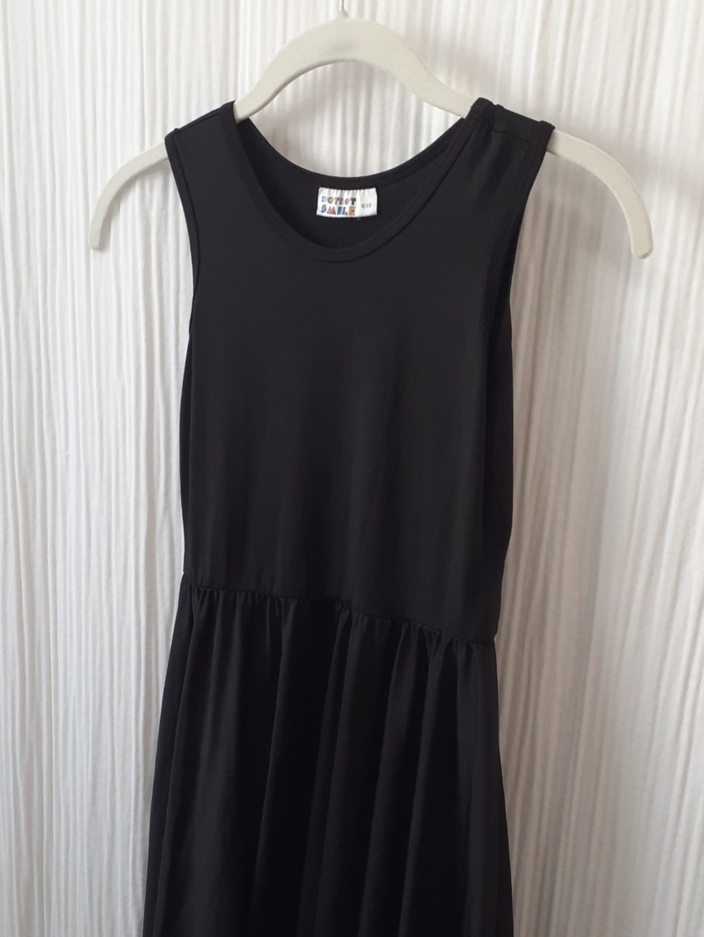 Dot Dot Smile Girls Size 8/10 Black Sleeveless Dress